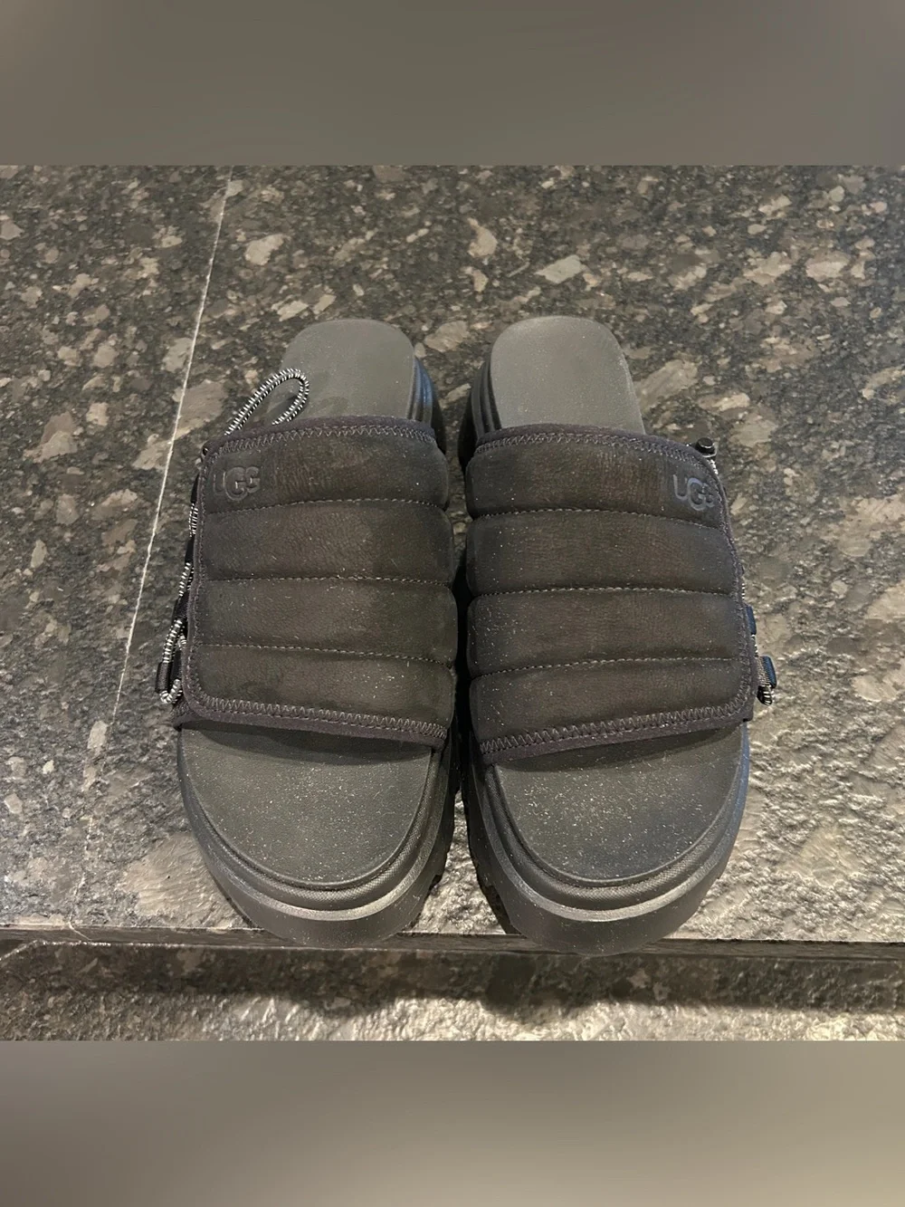 UGG Black Callie Slides